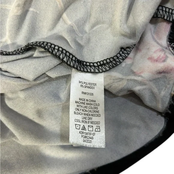 Nine Britton Black Floral Strappy Maxi Sz L - Picture 8 of 8